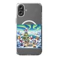 thumbnail image 1 of DistinctInk MagSafe Clear Case for Apple iPhone 16 Plus (6.7" Screen) - Polar Bear Christmas Party - Wireless Charging Compatible, 1 of 3