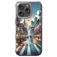 thumbnail image 1 of DistinctInk MagSafe Clear Case for Apple iPhone 16 Pro (6.3" Screen) - Bursts of Color: Vibrant Street Art Masterpiece - Lightweight Grip, 1 of 3