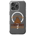 thumbnail image 1 of DistinctInk Hybrid Case for iPhone 16 PRO - Slim, Durable, Compatible with MagSafe Charging - I'm So Manly I Poop Standing Up, 1 of 3