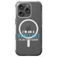 thumbnail image 1 of DistinctInk Hybrid Case for iPhone 16 PRO - Slim, Durable, Compatible with MagSafe Charging - I'm on a Whiskey Diet Already Lost 5 Days, 1 of 3