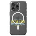 thumbnail image 1 of DistinctInk MagSafe Clear Case for Apple iPhone 16 Pro (6.3" Screen) - Twinkle Little Star Brave & Beautiful You Are - Shockproof Protection, 1 of 3