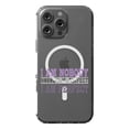 thumbnail image 1 of DistinctInk MagSafe Clear Case for Apple iPhone 16 Pro Max (6.9" Screen) - Nobody Is Perfect I am Perfect - Tempered Glass Back, 1 of 3