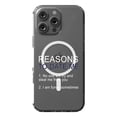 thumbnail image 1 of DistinctInk MagSafe Clear Case for Apple iPhone 16 Pro Max (6.9" Screen) - Reasons To Date Me: No One Will Steal Me - Slim Profile Design, 1 of 3