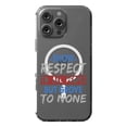 thumbnail image 1 of DistinctInk MagSafe Clear Case for Apple iPhone 16 Pro Max (6.9" Screen) - Show Respect To All People Grove To None - Shockproof Protection, 1 of 3