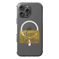 thumbnail image 1 of DistinctInk Hybrid Case for iPhone 16 Pro MAX - Slim, Durable, Compatible with MagSafe Charging - Silence Is Golden, 1 of 3