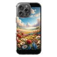 thumbnail image 1 of DistinctInk MagSafe Clear Case for Apple iPhone 16 Pro Max (6.9" Screen) - Spring Symphony: A Blooming Landscape - Wireless Charging Compatible, 1 of 3