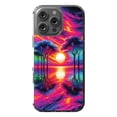 thumbnail image 1 of DistinctInk Hybrid Case for iPhone 16 Pro MAX - Slim, Durable, Compatible with MagSafe Charging - Surreal Sunset Tableau Artistry, 1 of 3