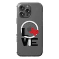thumbnail image 1 of DistinctInk MagSafe Clear Case for Apple iPhone 16 Pro Max (6.9" Screen) - Love Black & Red - Wireless Charging Compatible, 1 of 3