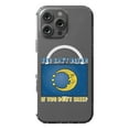 thumbnail image 1 of DistinctInk MagSafe Clear Case for Apple iPhone 16 Pro Max (6.9" Screen) - You Can't Dream If You Don't Sleep - Wireless Charging Compatible, 1 of 3