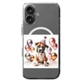 thumbnail image 1 of DistinctInk Hybrid Case for iPhone 16 - Slim, Durable, Compatible with MagSafe Charging - Birthday Staffordshire Bull Terrier puppy, 1 of 3