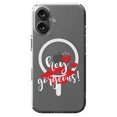 thumbnail image 1 of DistinctInk MagSafe Clear Case for Apple iPhone 16 (6.1" Screen) - Hey Gorgeous - Shockproof Protection, 1 of 3