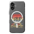 thumbnail image 1 of DistinctInk MagSafe Clear Case for Apple iPhone 16 (6.1" Screen) - Let's Just Dance - Slim Profile Design, 1 of 3