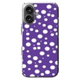 thumbnail image 1 of DistinctInk MagSafe Clear Case for Apple iPhone 16 (6.1" Screen) - Polka Dot Pattern - Lightweight Grip, 1 of 3
