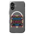 thumbnail image 1 of DistinctInk MagSafe Clear Case for Apple iPhone 16 (6.1" Screen) - Retired Husband Often Wife's Full-Time Job - Slim Profile Design, 1 of 3