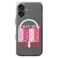 thumbnail image 1 of DistinctInk MagSafe Clear Case for Apple iPhone 16 (6.1" Screen) - Sealed With A Kiss - Shockproof Protection, 1 of 3