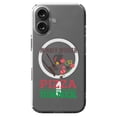 thumbnail image 1 of DistinctInk MagSafe Clear Case for Apple iPhone 16 (6.1" Screen) - Winner Pizza Dinner - Shockproof Protection, 1 of 3