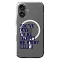 thumbnail image 1 of DistinctInk Hybrid Case for iPhone 16 - Slim, Durable, Compatible with MagSafe Charging - You've Cat to be Kitten Me Meow, 1 of 3