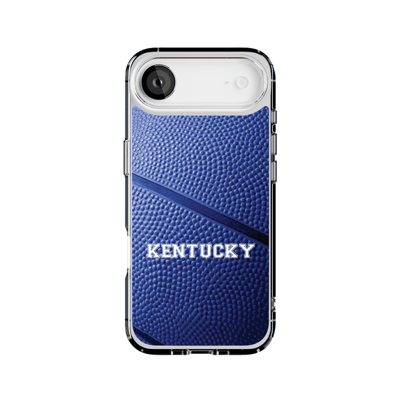 DistinctInk MagSafe Clear Case for Apple iPhone 17 Air (6.6" Screen) - Kentucky Blue Basketball Design - Lightweight Grip