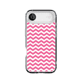 thumbnail image 1 of DistinctInk MagSafe Clear Case for Apple iPhone 17 Air (6.6" Screen) - Chevron Stripes Pattern - Lightweight Grip, 1 of 1