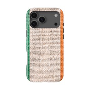 DistinctInk Ireland Flag Pride Tough Case for iPhone 17 Pro Max - MagSafe Compatible, 2-Layer Shockproof Cover