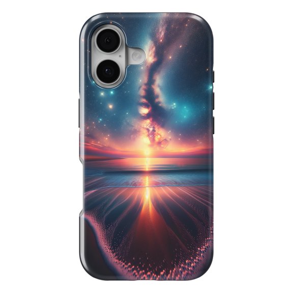 DistinctInk MagSafe Tough Case for iPhone 17 (6.1") - Captivating Harmony: A Celestial Ballet - Shockproof Drop Protection MagSafe Compatible Cover