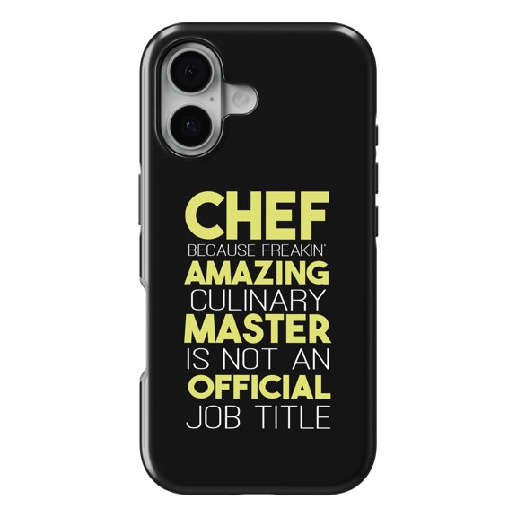 DistinctInk MagSafe Tough Case for iPhone 17 (6.1") - Chef Amazing Culinary Master - Shockproof Drop Protection MagSafe Compatible Cover