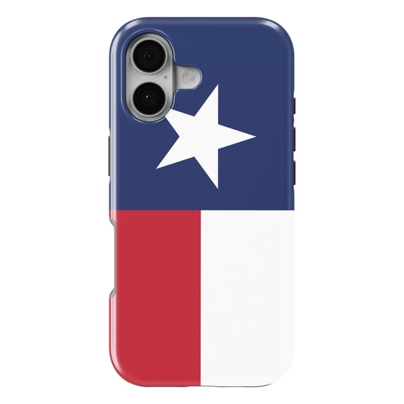 DistinctInk MagSafe Tough Case for iPhone 17 (6.1") - State Flag of Texas - Shockproof Drop Protection MagSafe Compatible Cover