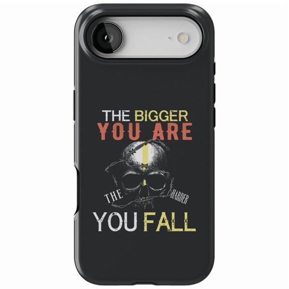 DistinctInk MagSafe Tough Case for iPhone 17 Air (6.7") - Bigger You are Harder Fall - Shockproof Drop Protection MagSafe Compatible Cover