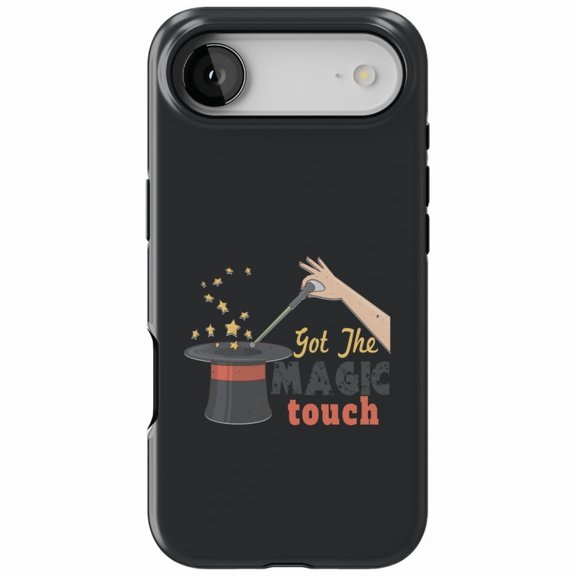DistinctInk MagSafe Tough Case for iPhone 17 Air (6.7") - Got The Magic Touch - Shockproof Drop Protection MagSafe Compatible Cover