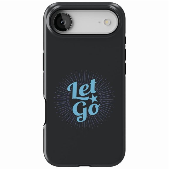 DistinctInk MagSafe Tough Case for iPhone 17 Air (6.7") - Let Go - Shockproof Drop Protection MagSafe Compatible Cover