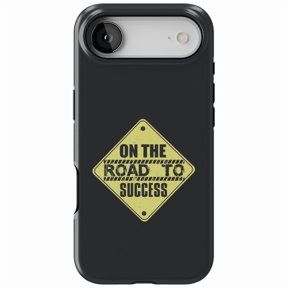 DistinctInk MagSafe Tough Case for iPhone 17 Air (6.7") - Road to Success - Shockproof Drop Protection MagSafe Compatible Cover