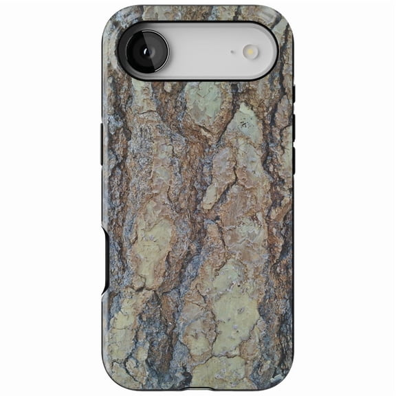 DistinctInk MagSafe Tough Case for iPhone 17 Air (6.7") - Yosemite Redwood Bark - Shockproof Drop Protection MagSafe Compatible Cover