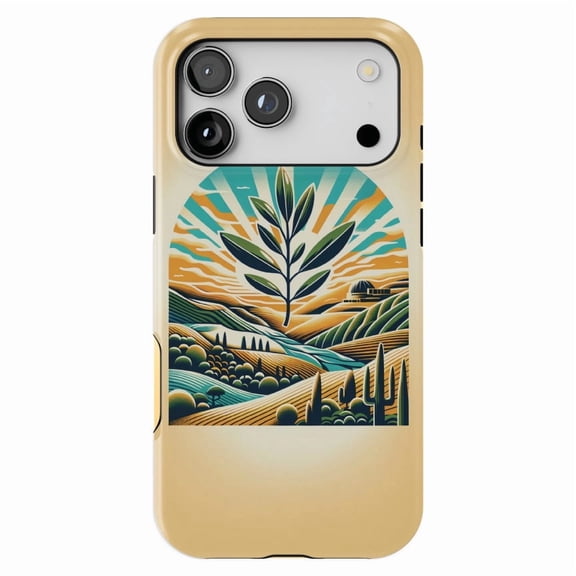 DistinctInk MagSafe Tough Case for iPhone 17 Pro (6.3") - Harmony in Israel's Golden Horizon - Shockproof Drop Protection MagSafe Compatible Cover