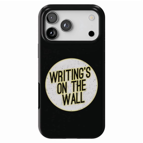 DistinctInk MagSafe Tough Case for iPhone 17 Pro (6.3") - Writing's On The Wall - Shockproof Drop Protection MagSafe Compatible Cover