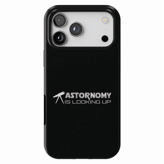 DistinctInk MagSafe Tough Case for iPhone 17 Pro Max (6.9") - Astronomy is Looking Up - Shockproof Drop Protection MagSafe Compatible Cover