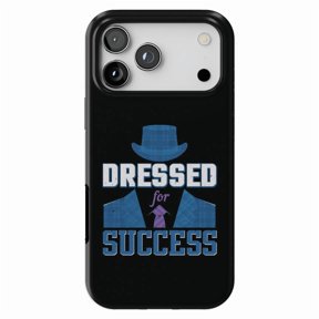 DistinctInk MagSafe Tough Case for iPhone 17 Pro Max (6.9") - Dressed for Success - Shockproof Drop Protection MagSafe Compatible Cover