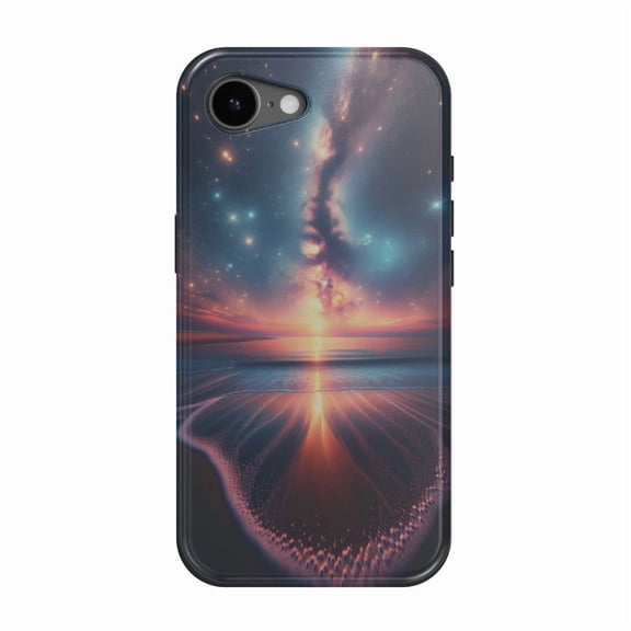 DistinctInk MagSafe Tough Case for iPhone 17e (6.1") - Captivating Harmony: A Celestial Ballet - Shockproof Drop Protection MagSafe Compatible Cover