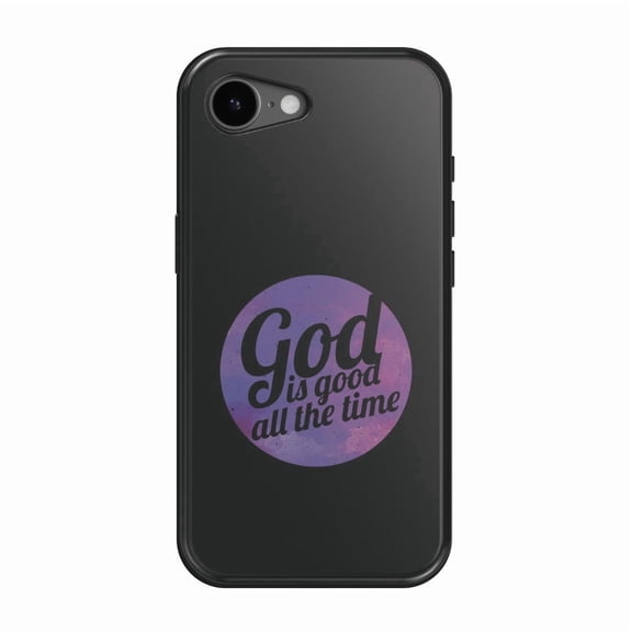 DistinctInk MagSafe Tough Case for iPhone 17e (6.1") - God Good All The Time - Shockproof Drop Protection MagSafe Compatible Cover