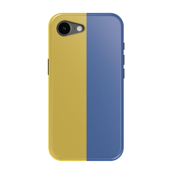 DistinctInk MagSafe Tough Case for iPhone 17e (6.1") - Ukraine Flag - Shockproof Drop Protection MagSafe Compatible Cover