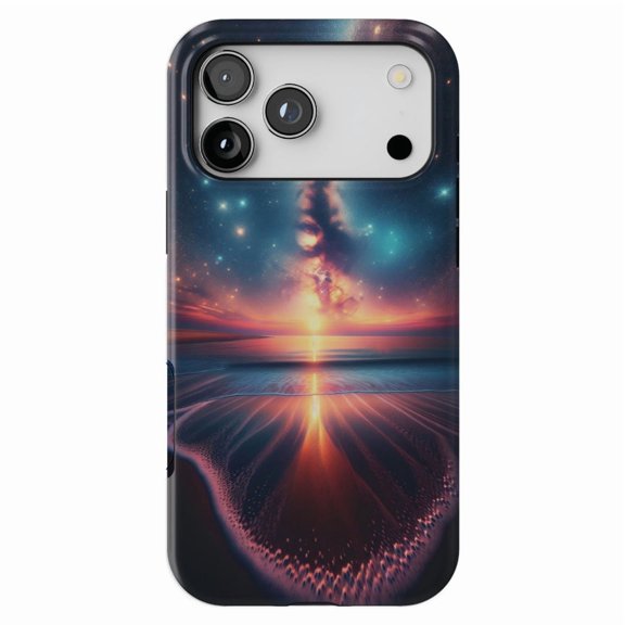 DistinctInk MagSafe Tough Case for iPhone 17 Pro (6.3") - Captivating Harmony: A Celestial Ballet - Shockproof Drop Protection MagSafe Compatible Cover