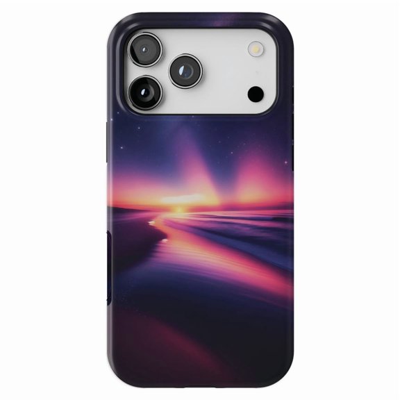 DistinctInk MagSafe Tough Case for iPhone 17 Pro (6.3") - Twilight Waters: A Celestial Symphony Unveiled - Shockproof Drop Protection MagSafe Compatible Cover