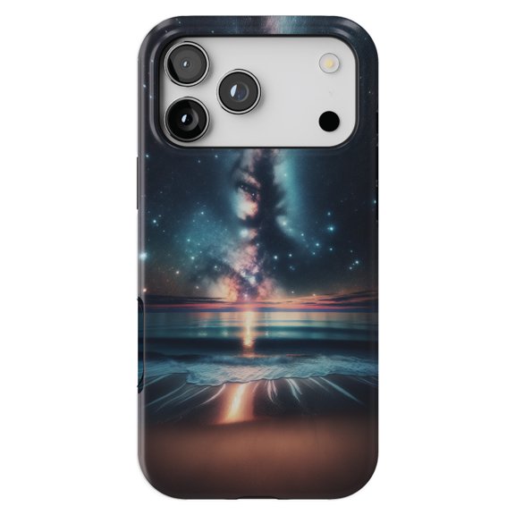 DistinctInk MagSafe Tough Case for iPhone 17 Pro Max (6.9") - Awe-Inspiring Starry Night: Capturing Celestial Beauty - Shockproof Drop Protection MagSafe Compatible Cover