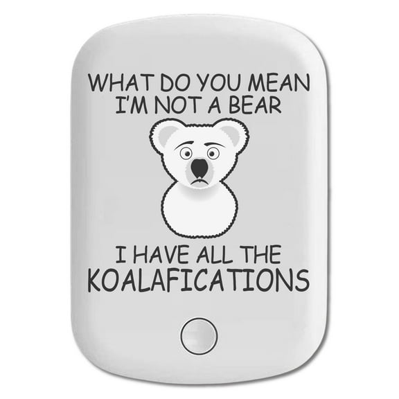 DistinctInk Magnetic Battery Pack, 10000 mAh Wireless Portable Charger with USB-C Cable, Compatible with MagSafe iPhone 14 / 13 / 12 Series - Not a Bear? I have the Koala-fications