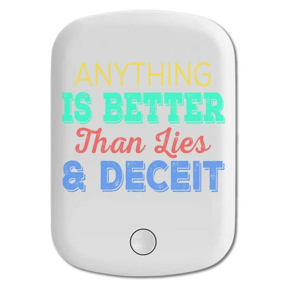 DistinctInk Magnetic Battery Pack, 5000 mAh Wireless Portable Charger with USB-C Cable, Compatible with MagSafe iPhone 14 / 13 / 12 Series - Anything Better Than Lies