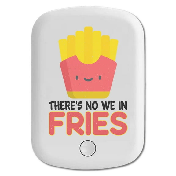 DistinctInk Magnetic Battery Pack, 5000 mAh Wireless Portable Charger with USB-C Cable, Compatible with MagSafe iPhone 14 / 13 / 12 Series - No We In Fries