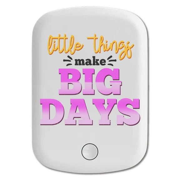 DistinctInk Magnetic Battery Pack, 5000 mAh Wireless Portable Charger with USB-C Cable, Compatible with MagSafe iPhone 14 / 13 / 12 Series - Little Things Make Big Days