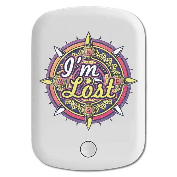 DistinctInk Magnetic Battery Pack, 5000 mAh Wireless Portable Charger with USB-C Cable, Compatible with MagSafe iPhone 14 / 13 / 12 Series - I'm Lost