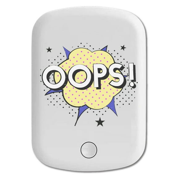 DistinctInk Magnetic Battery Pack, 5000 mAh Wireless Portable Charger with USB-C Cable, Compatible with MagSafe iPhone 14 / 13 / 12 Series - Oops