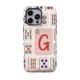 Monogram G DistinctInk Mahjong Monogram Letter G Tough Case for iPhone 17 Pro Max ...
