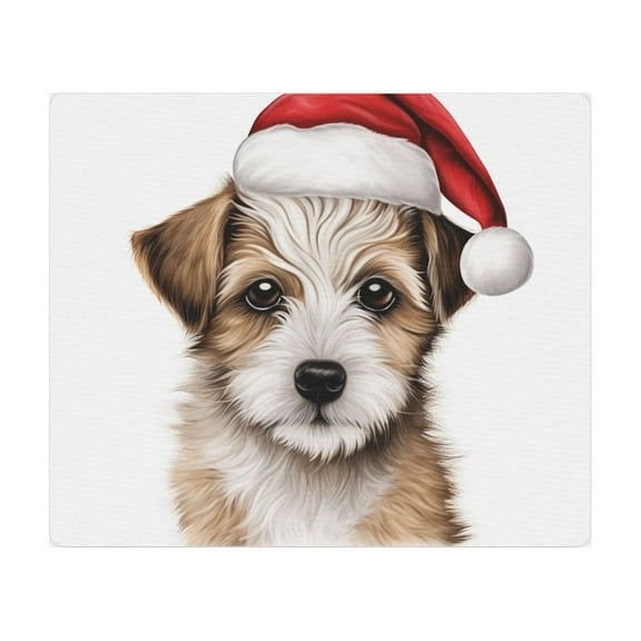 DistinctInk Mouse Pad - American Hairles Terrier Puppy Drawing - 1/4 inch Foam Rubber, Non-Slip